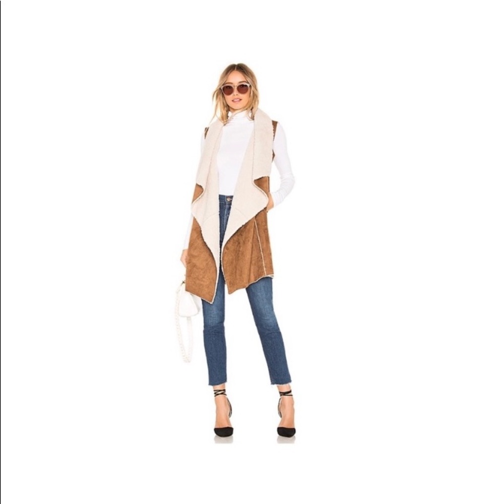 Stylish Cream and Brown Women's Vest